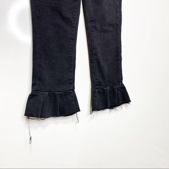 NWT PAIGE Rafaela Ruffle Hem High Waist Skinny Jeans - Picture 5 of 13